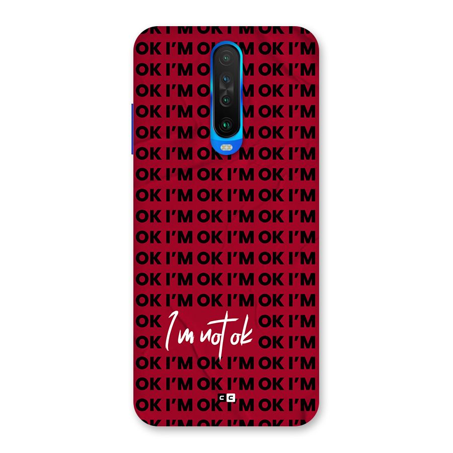 Really Not Ok Back Case for Poco X2