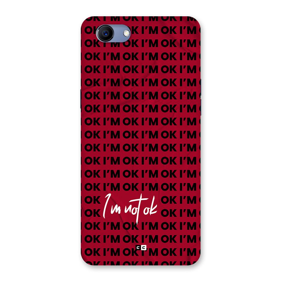 Really Not Ok Back Case for Realme 1