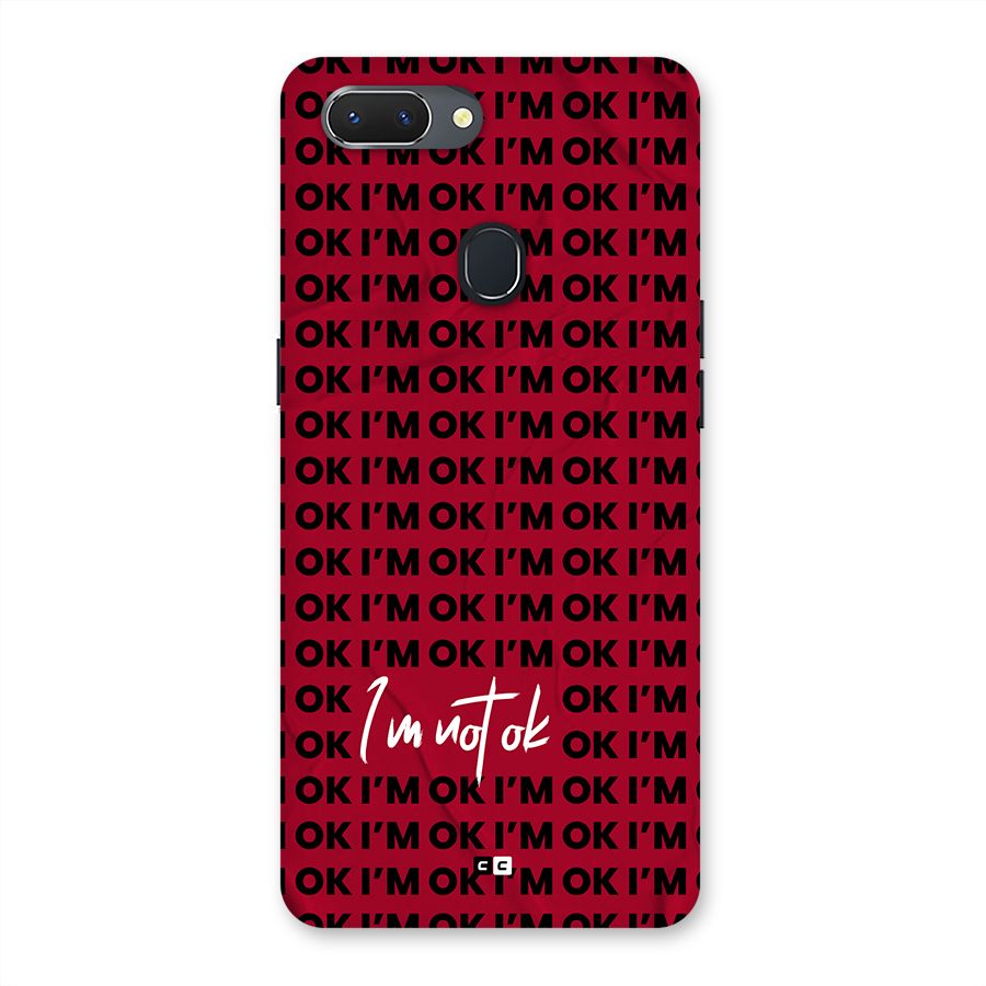 Really Not Ok Back Case for Realme 2