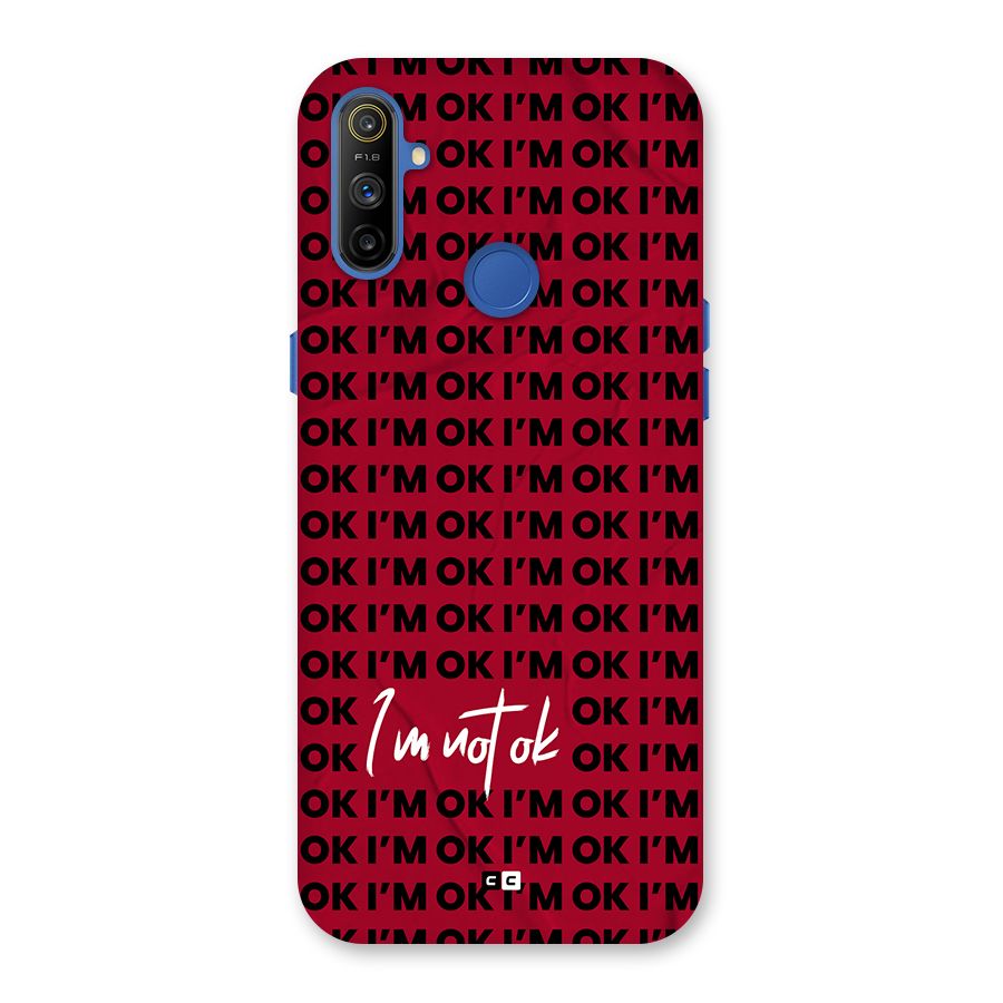 Really Not Ok Back Case for Realme Narzo 10A
