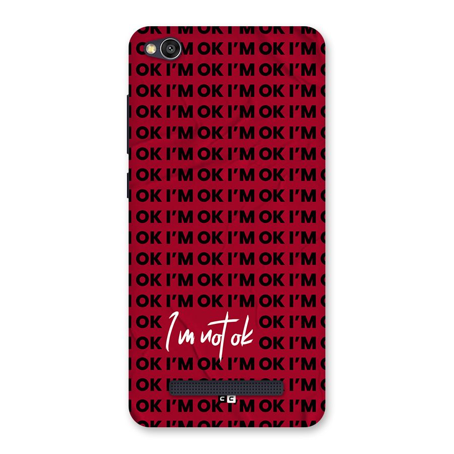 Really Not Ok Back Case for Redmi 4A
