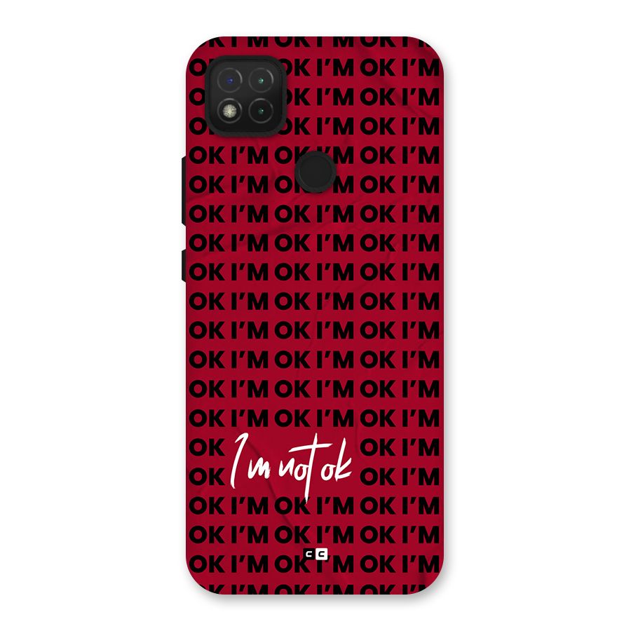 Really Not Ok Back Case for Redmi 9