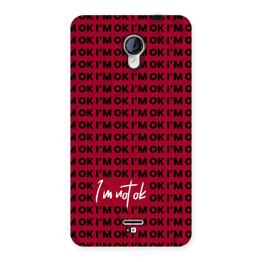 Really Not Ok Back Case for Unite 2 A106