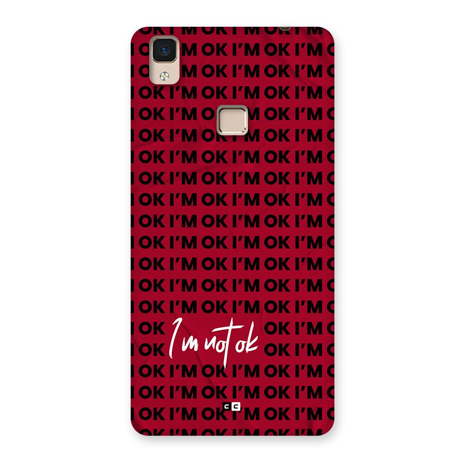 Really Not Ok Back Case for V3 Max