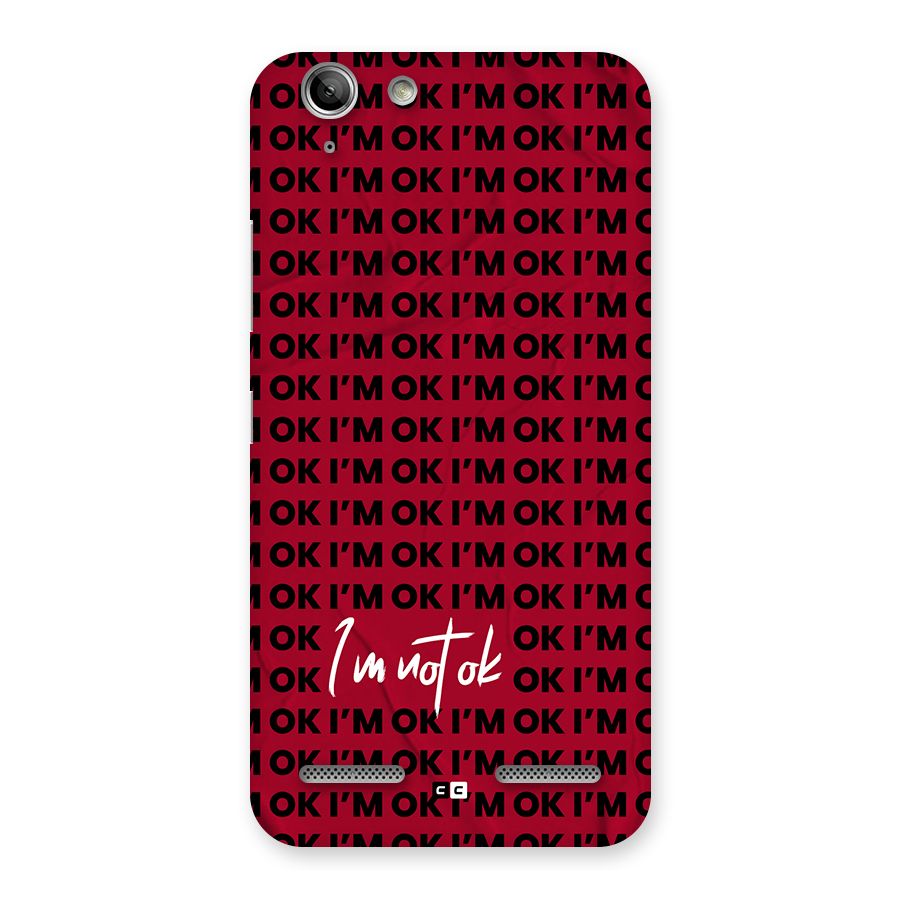Really Not Ok Back Case for Vibe K5 Plus