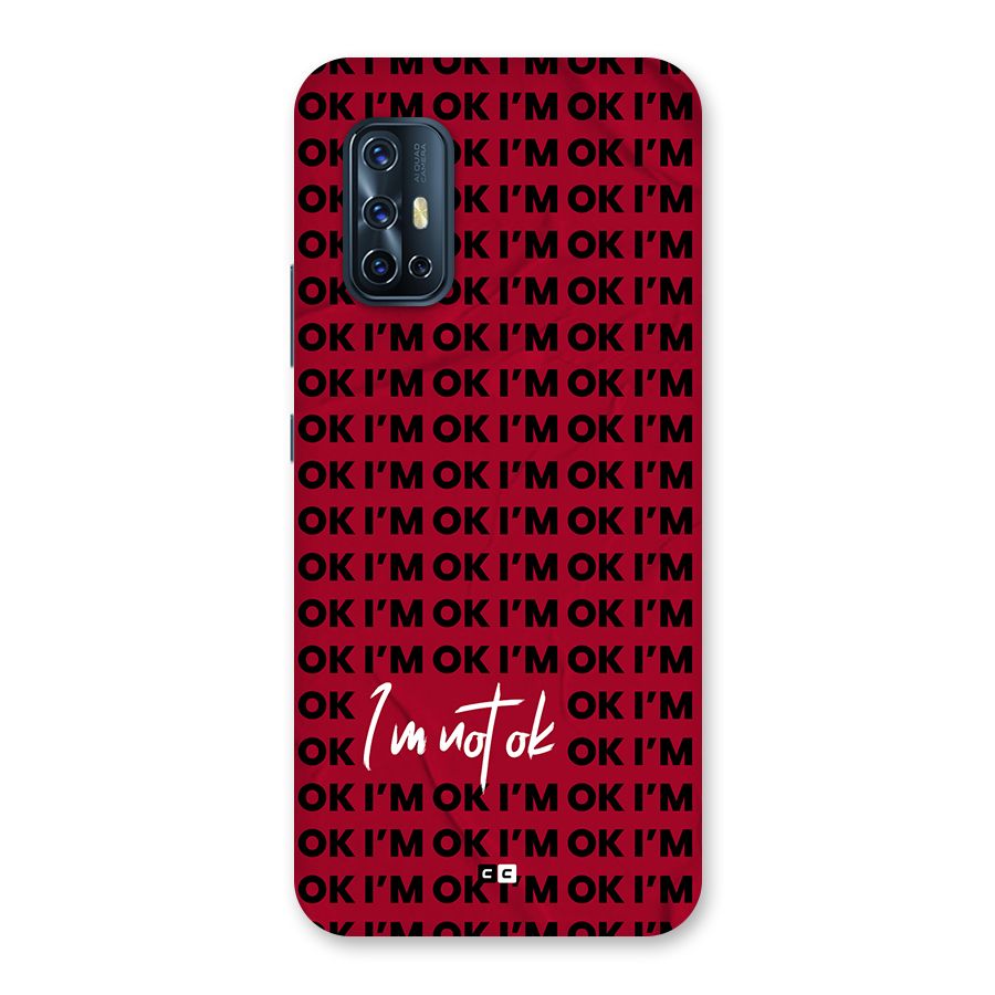 Really Not Ok Back Case for Vivo V17
