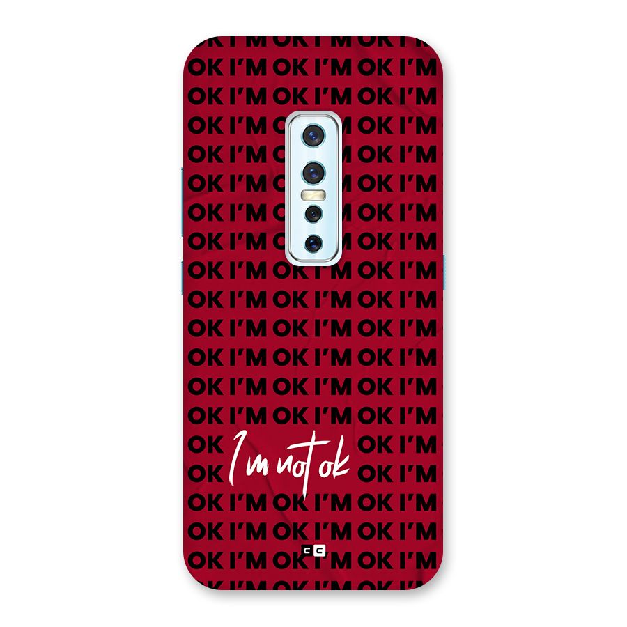Really Not Ok Back Case for Vivo V17 Pro