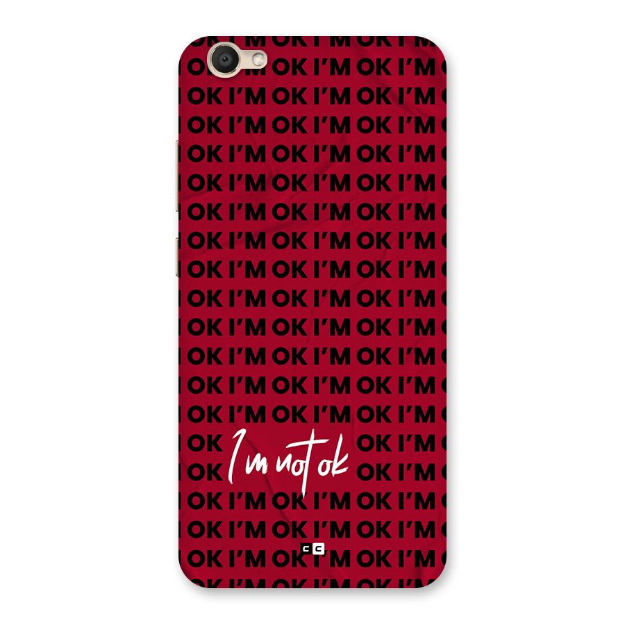 Really Not Ok Back Case for Vivo V5