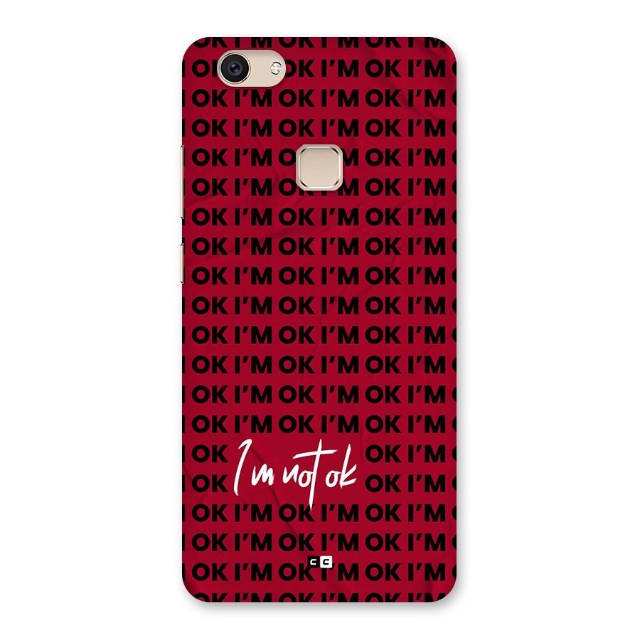 Really Not Ok Back Case for Vivo V7