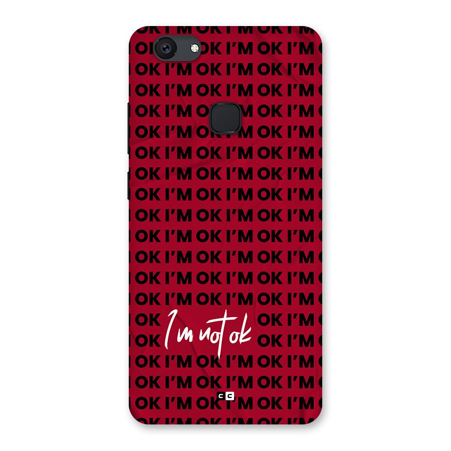 Really Not Ok Back Case for Vivo V7 Plus