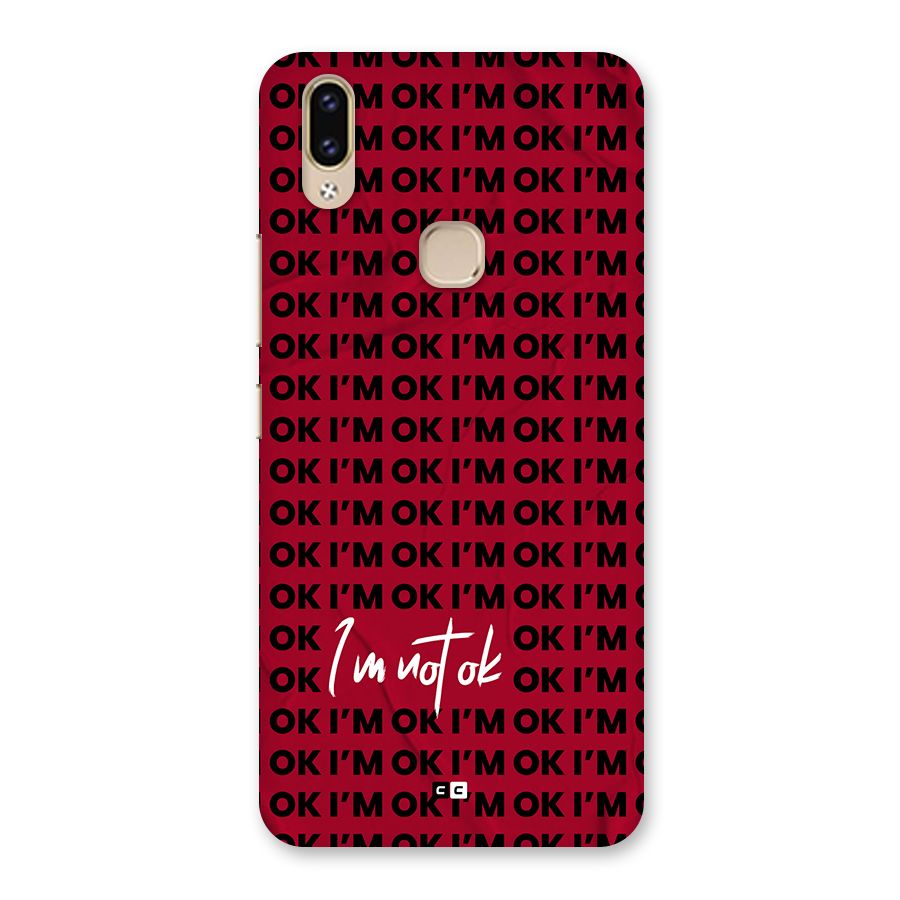 Really Not Ok Back Case for Vivo V9 Youth