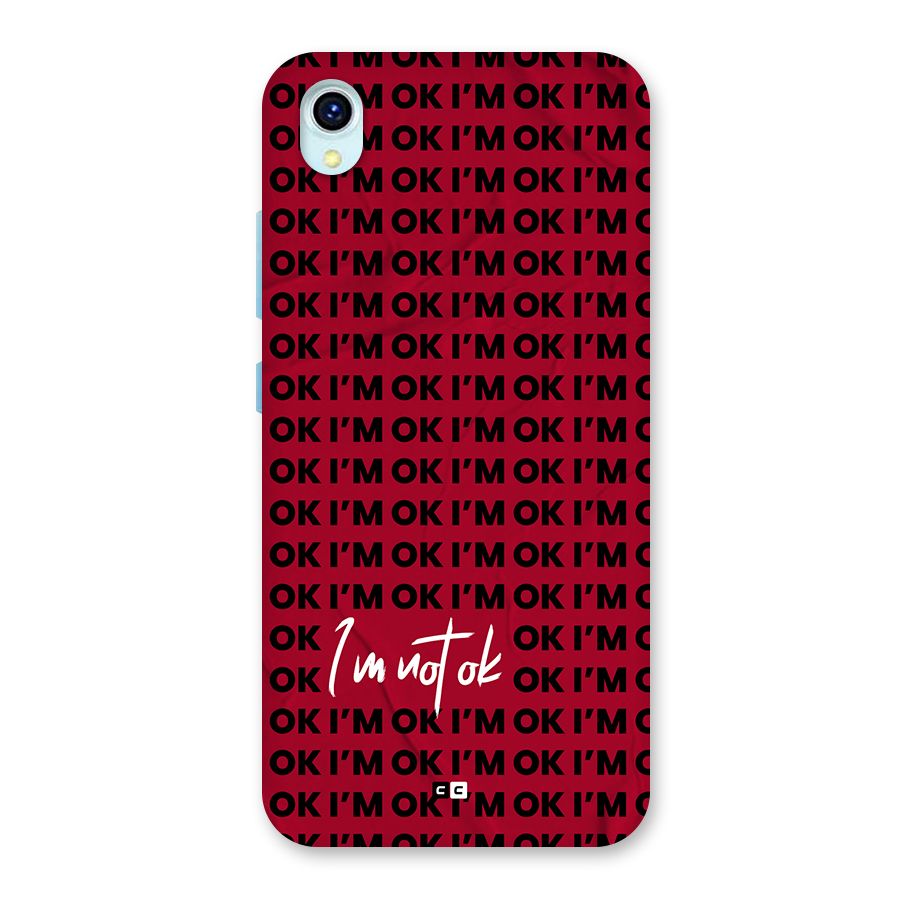 Really Not Ok Back Case for Vivo Y1s