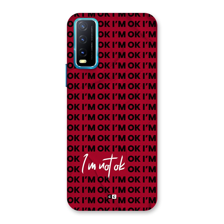 Really Not Ok Back Case for Vivo Y20G