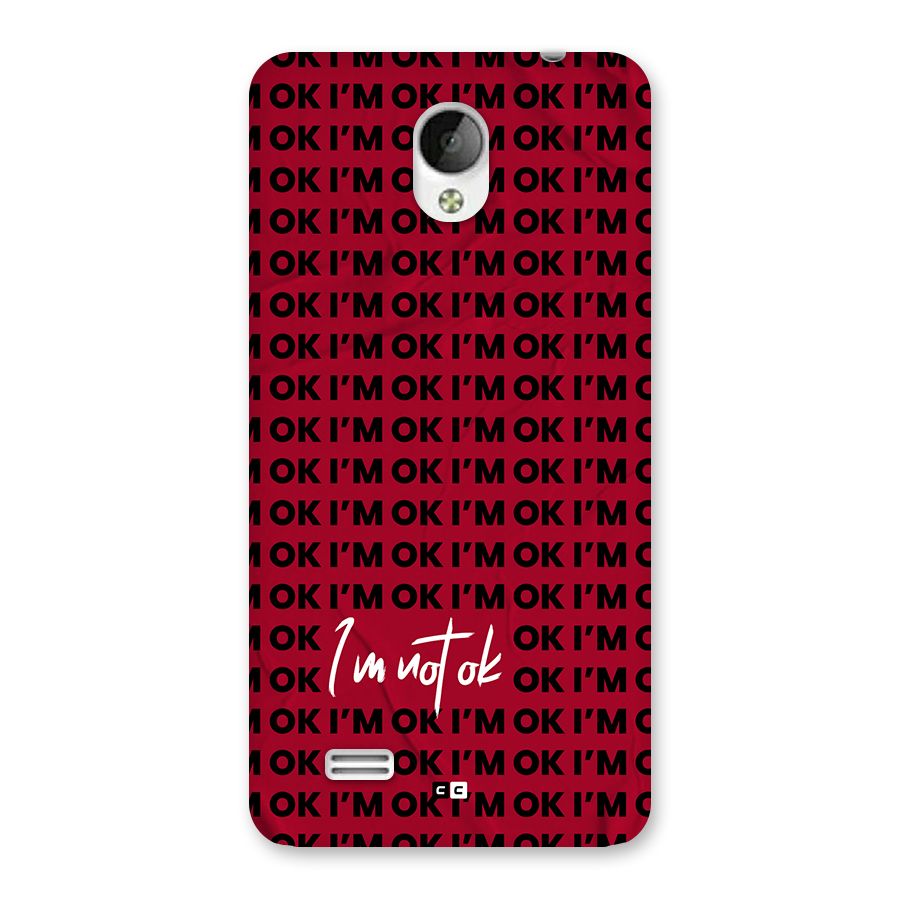 Really Not Ok Back Case for Vivo Y21