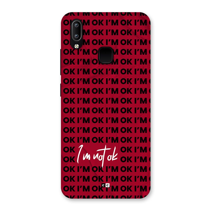 Really Not Ok Back Case for Vivo Y93