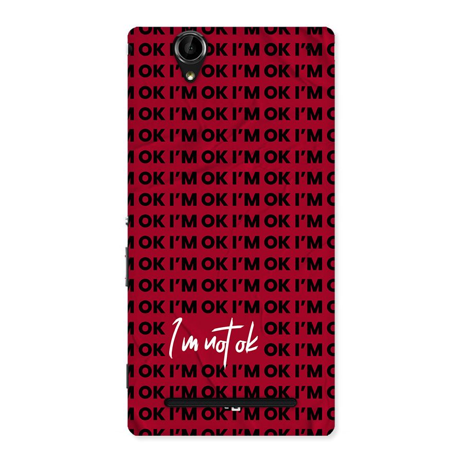 Really Not Ok Back Case for Xperia T2