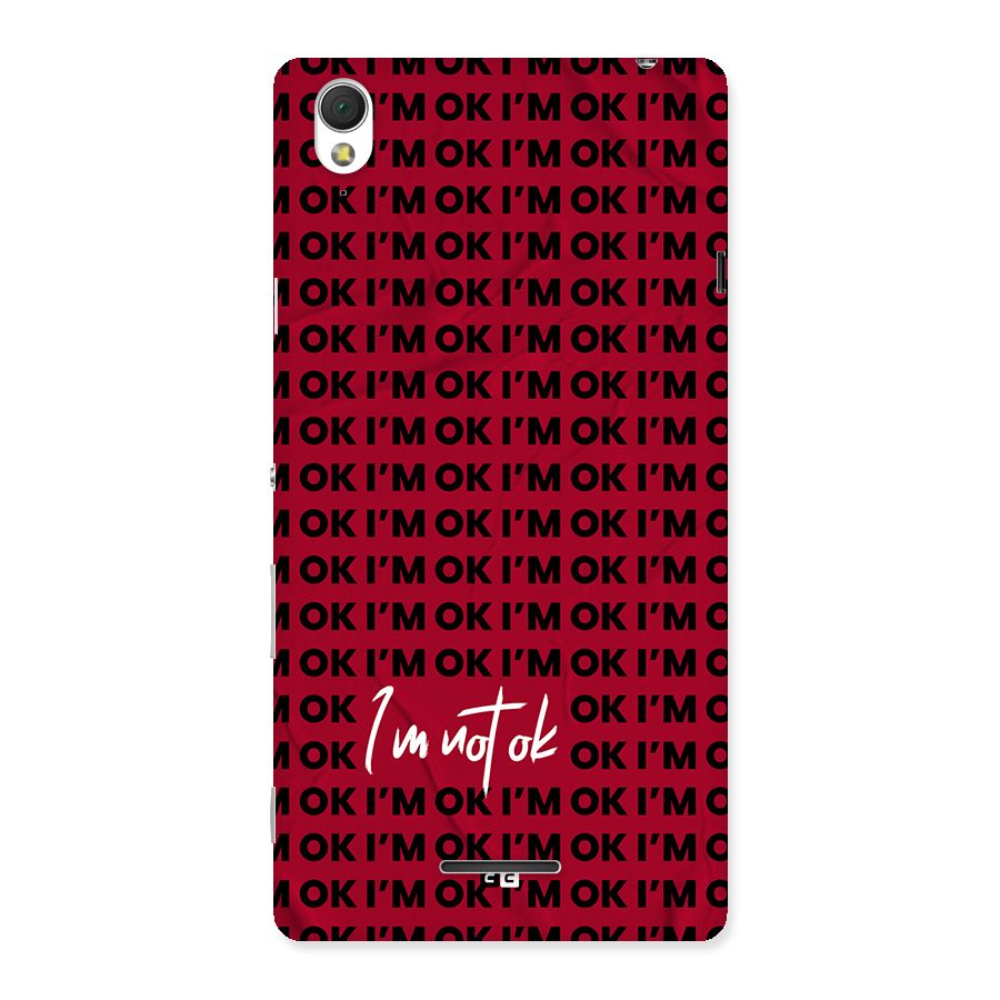 Really Not Ok Back Case for Xperia T3