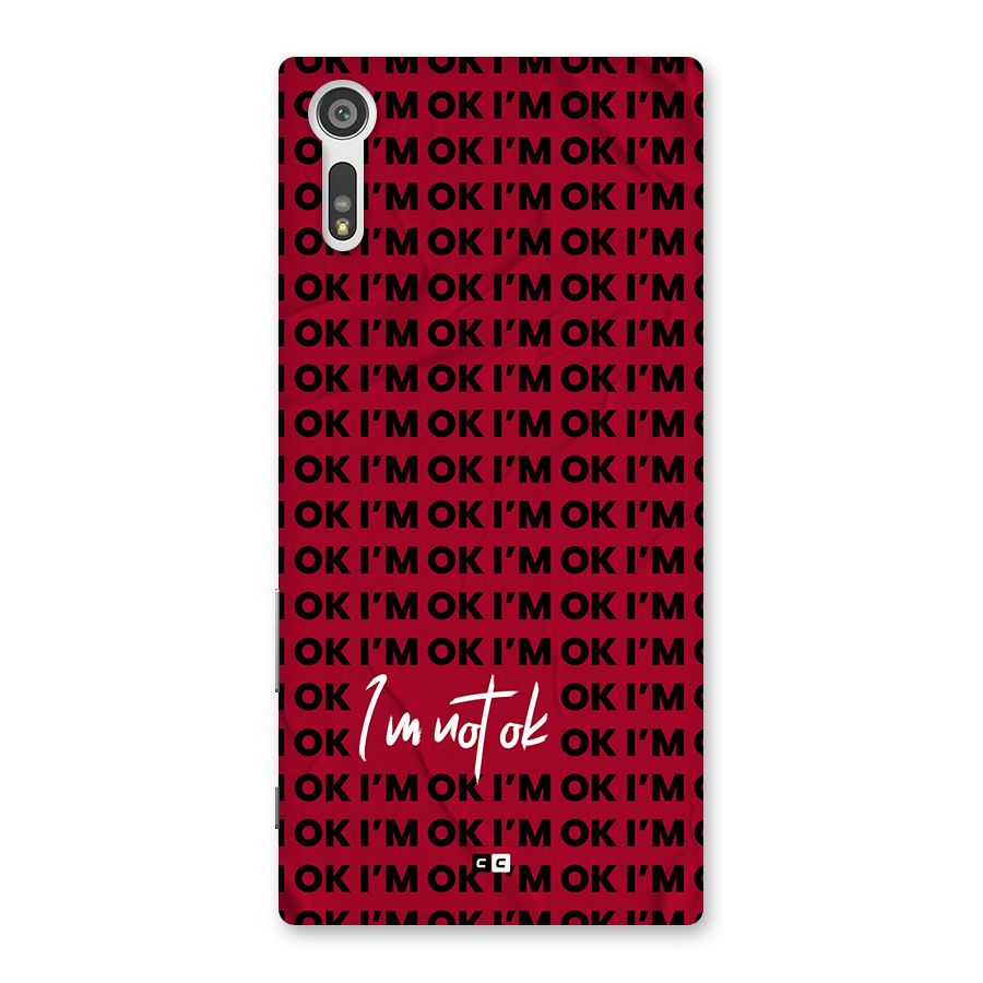 Really Not Ok Back Case for Xperia XZ