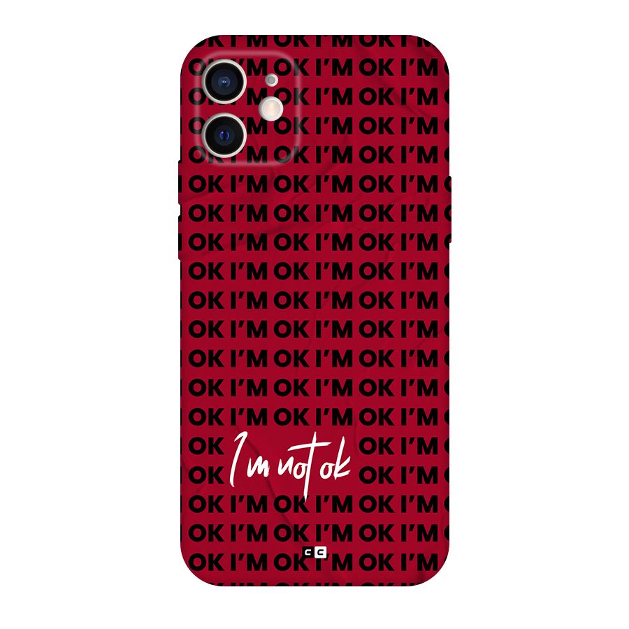 Really Not Ok Back Case for iPhone 12 Pro