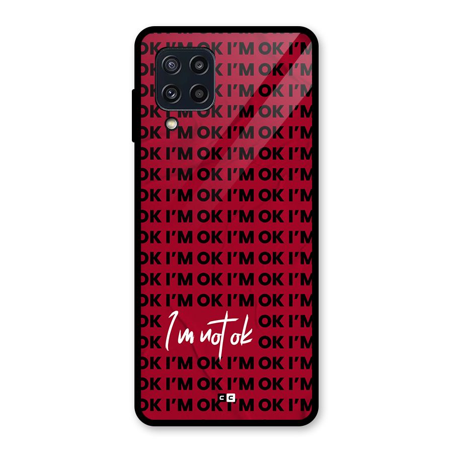 Really Not Ok Glass Back Case for Galaxy M32