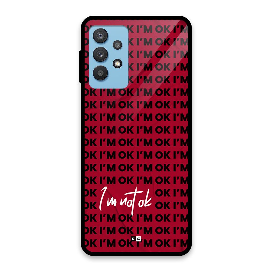 Really Not Ok Glass Back Case for Galaxy M32 5G