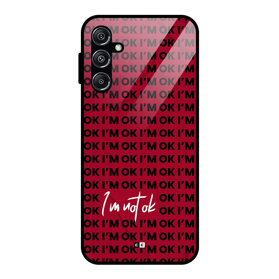 Really Not Ok Glass Back Case for Galaxy M34 5G