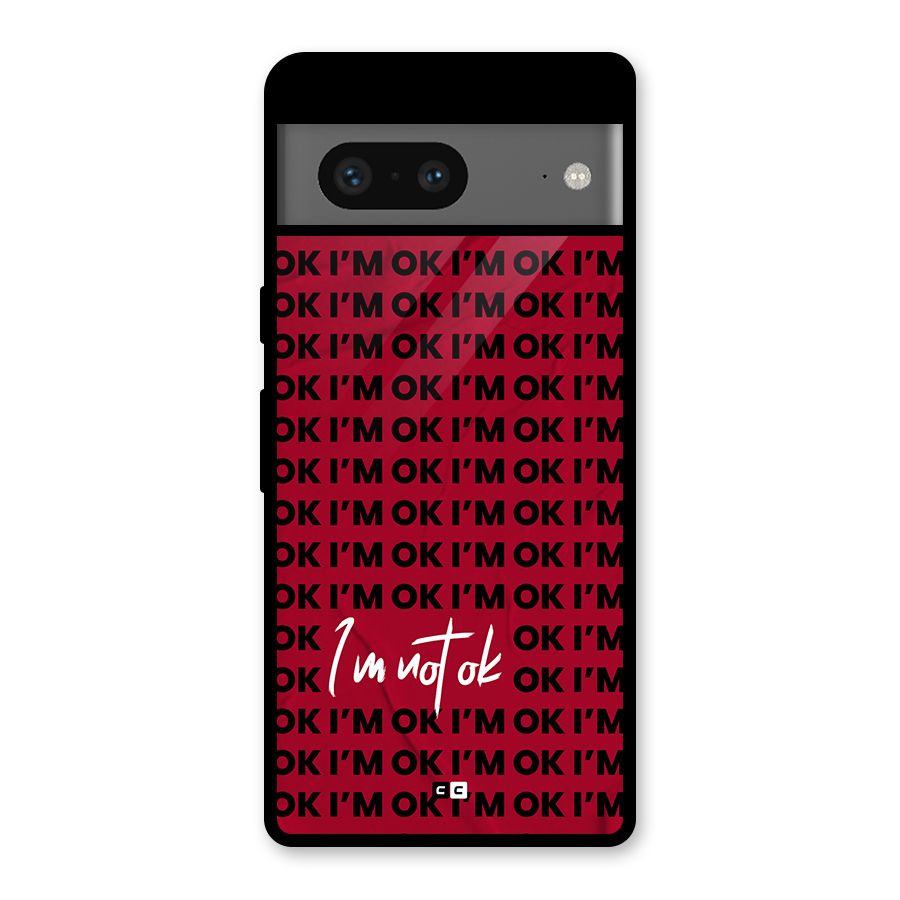 Really Not Ok Glass Back Case for Google Pixel 7