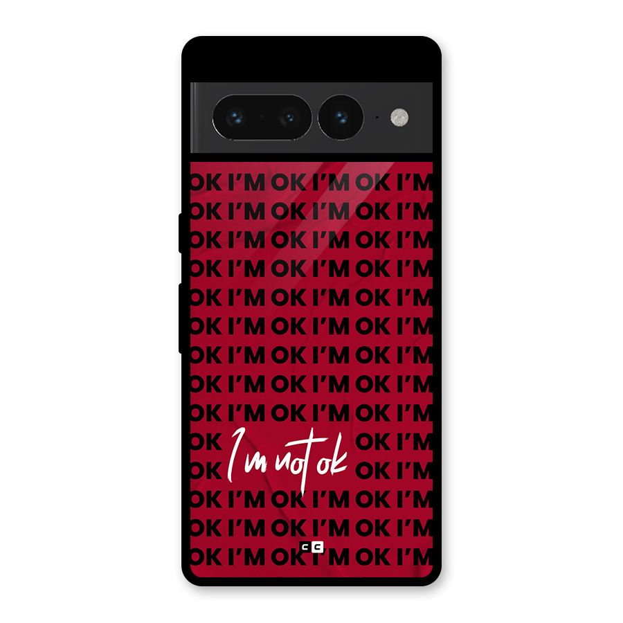 Really Not Ok Glass Back Case for Google Pixel 7 Pro