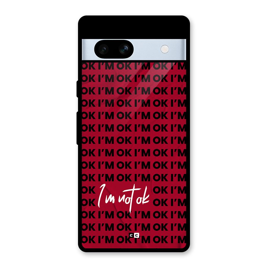 Really Not Ok Glass Back Case for Google Pixel 7a