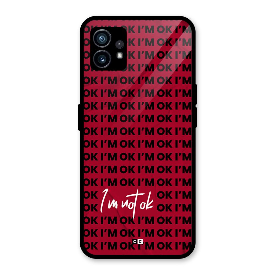Really Not Ok Glass Back Case for Nothing Phone 1