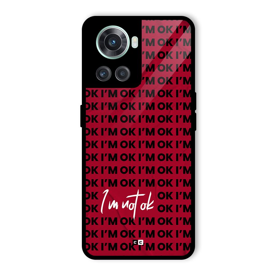 Really Not Ok Glass Back Case for OnePlus 10R