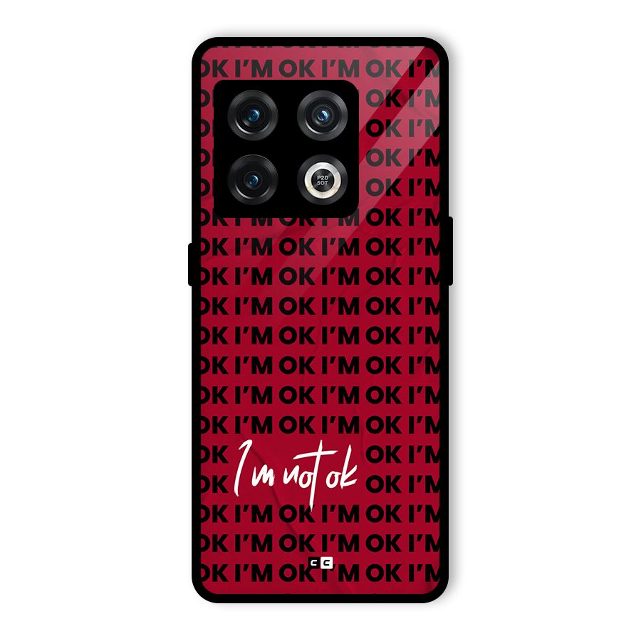 Really Not Ok Glass Back Case for OnePlus 10 Pro 5G