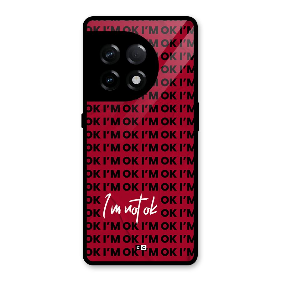 Really Not Ok Glass Back Case for OnePlus 11R