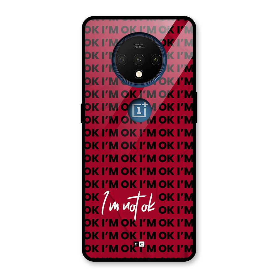 Really Not Ok Glass Back Case for OnePlus 7T