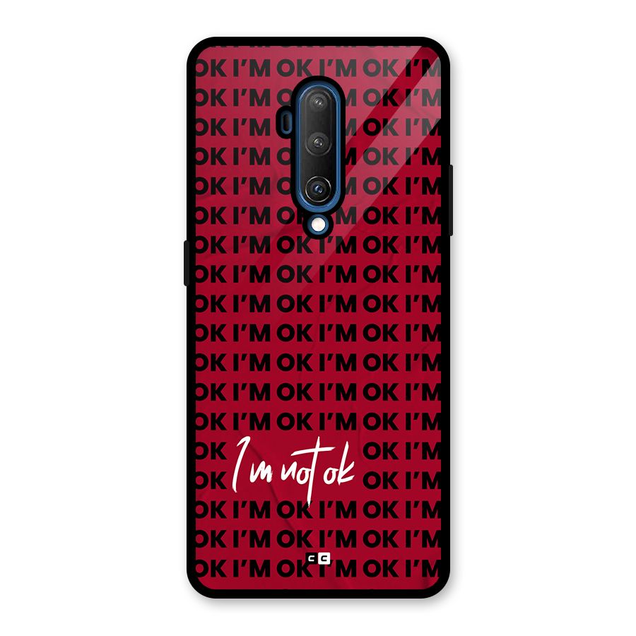 Really Not Ok Glass Back Case for OnePlus 7T Pro