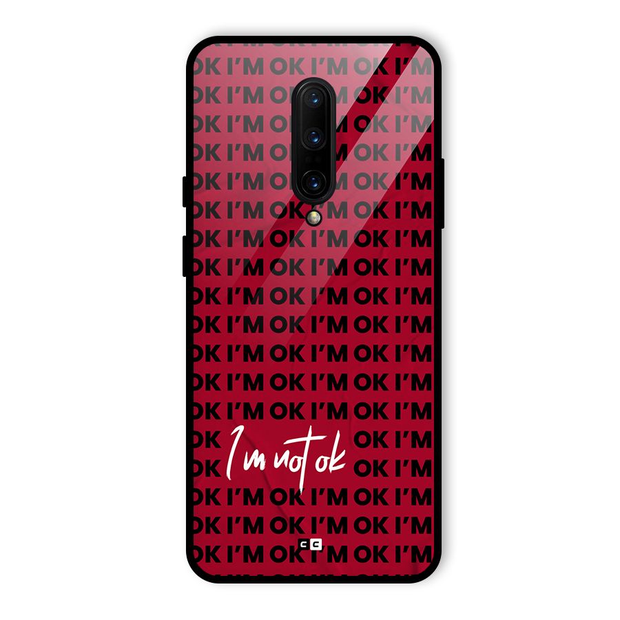 Really Not Ok Glass Back Case for OnePlus 7 Pro