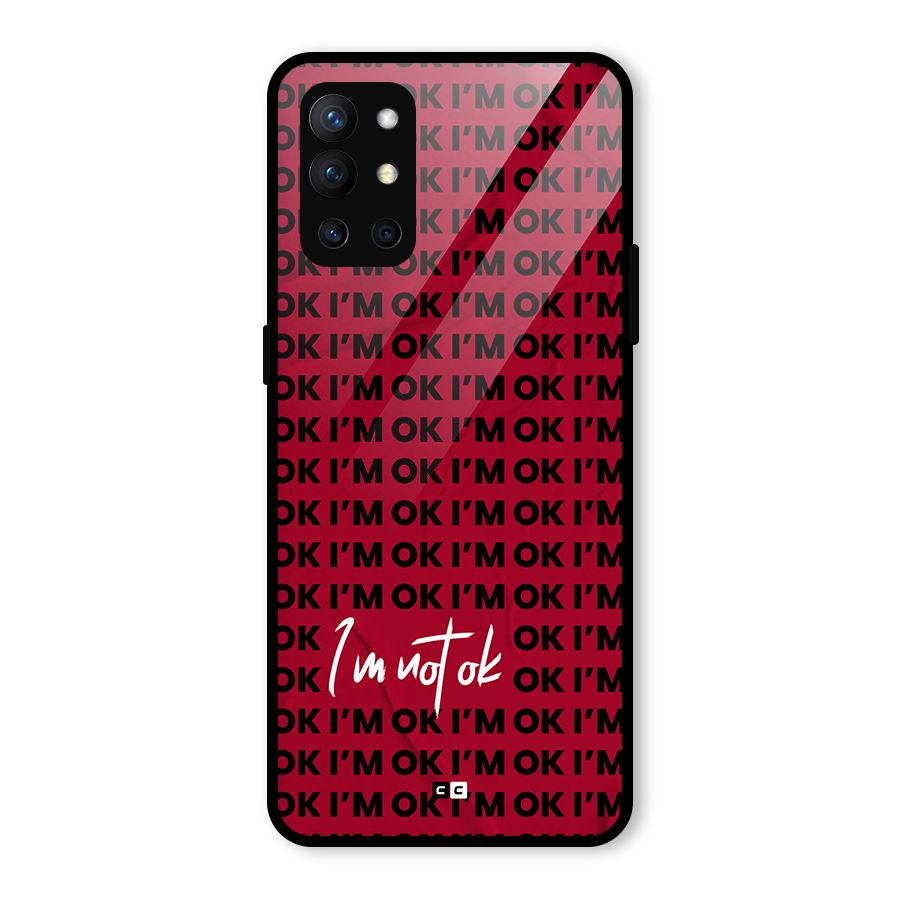Really Not Ok Glass Back Case for OnePlus 9R