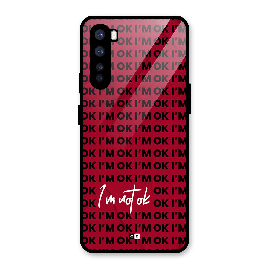 Really Not Ok Glass Back Case for OnePlus Nord