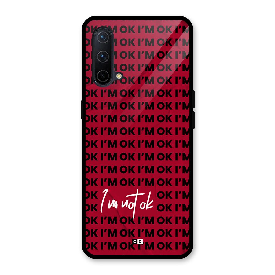 Really Not Ok Glass Back Case for OnePlus Nord CE 5G