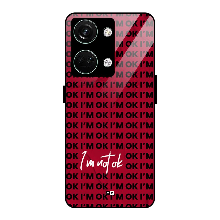 Really Not Ok Glass Back Case for Oneplus Nord 3