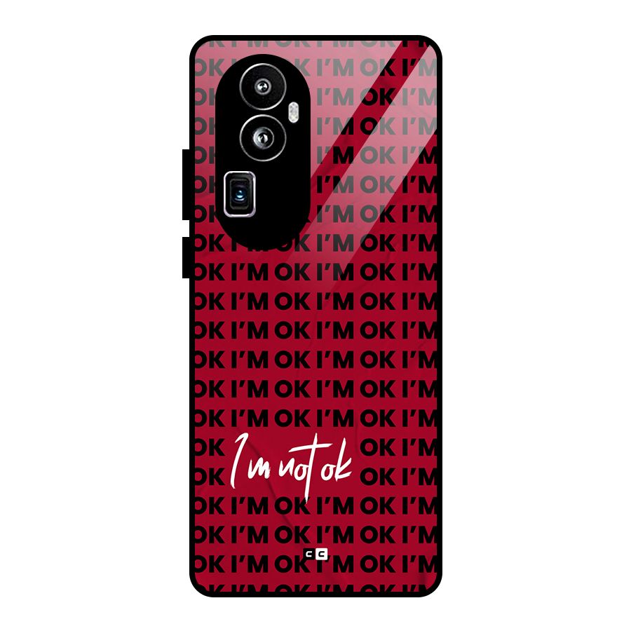 Really Not Ok Glass Back Case for Oppo Reno10 Pro Plus