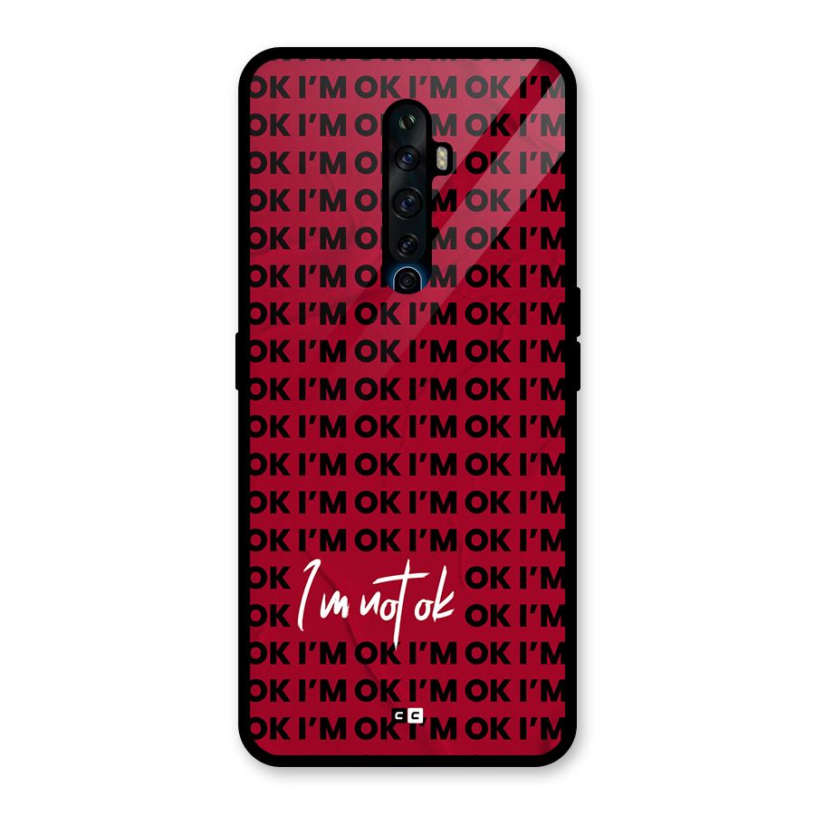 Really Not Ok Glass Back Case for Oppo Reno2 Z