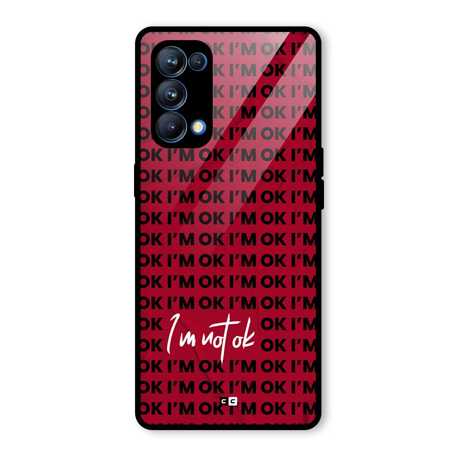 Really Not Ok Glass Back Case for Oppo Reno5 Pro 5G