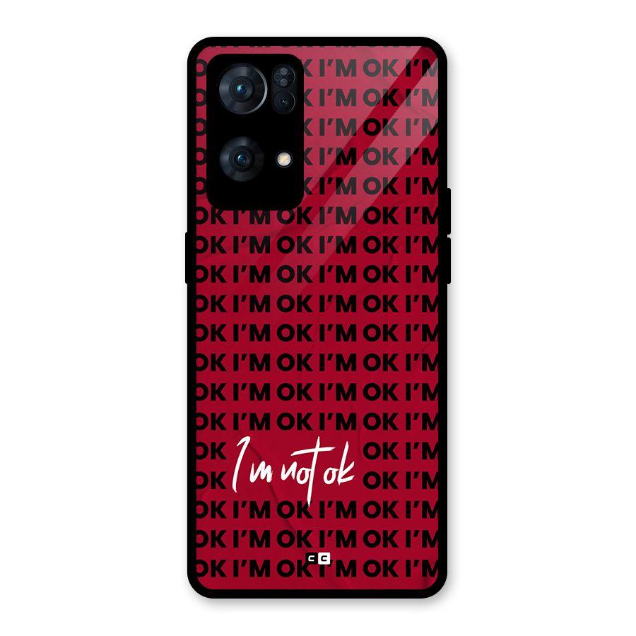 Really Not Ok Glass Back Case for Oppo Reno7 Pro 5G