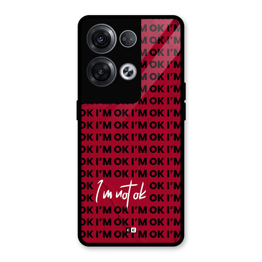 Really Not Ok Glass Back Case for Oppo Reno8 Pro 5G