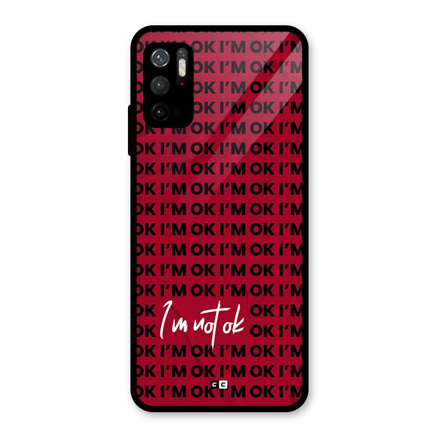 Really Not Ok Glass Back Case for Poco M3 Pro 5G