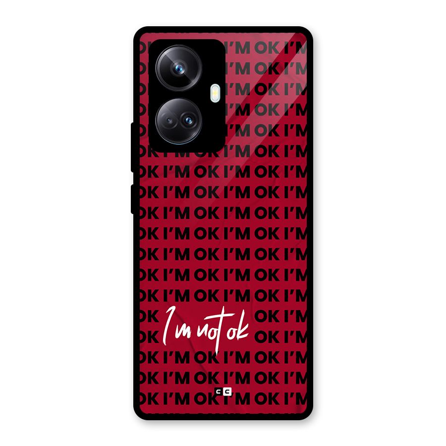 Really Not Ok Glass Back Case for Realme 10 Pro Plus