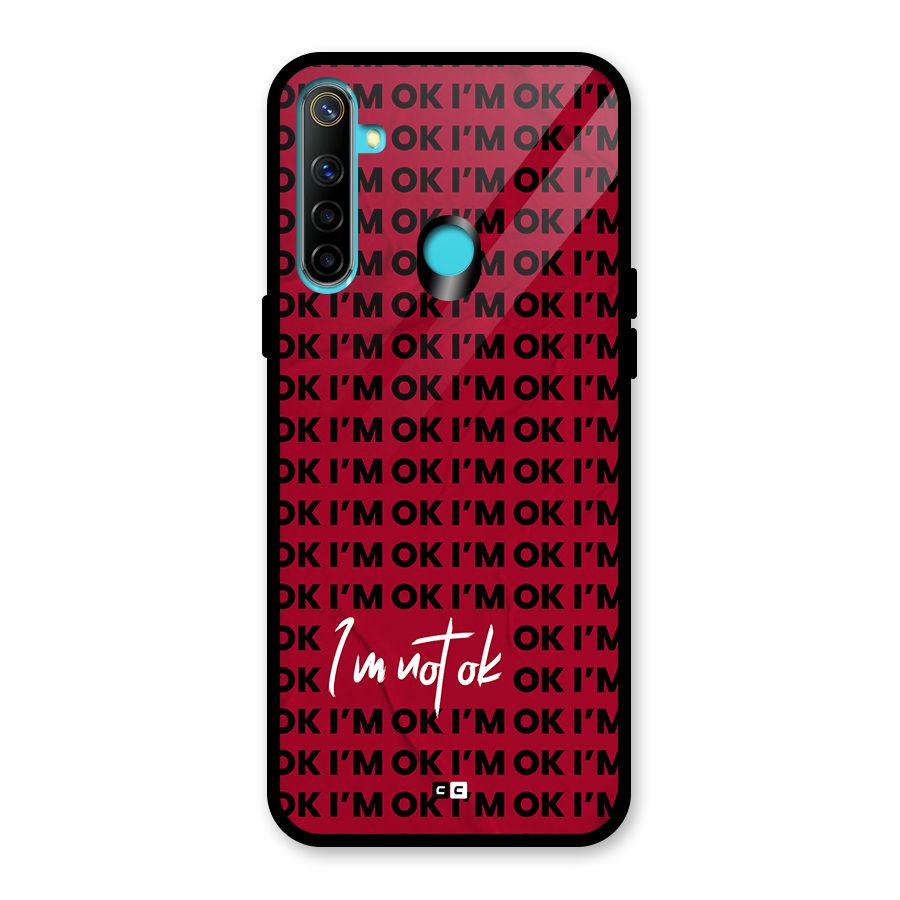 Really Not Ok Glass Back Case for Realme 5i