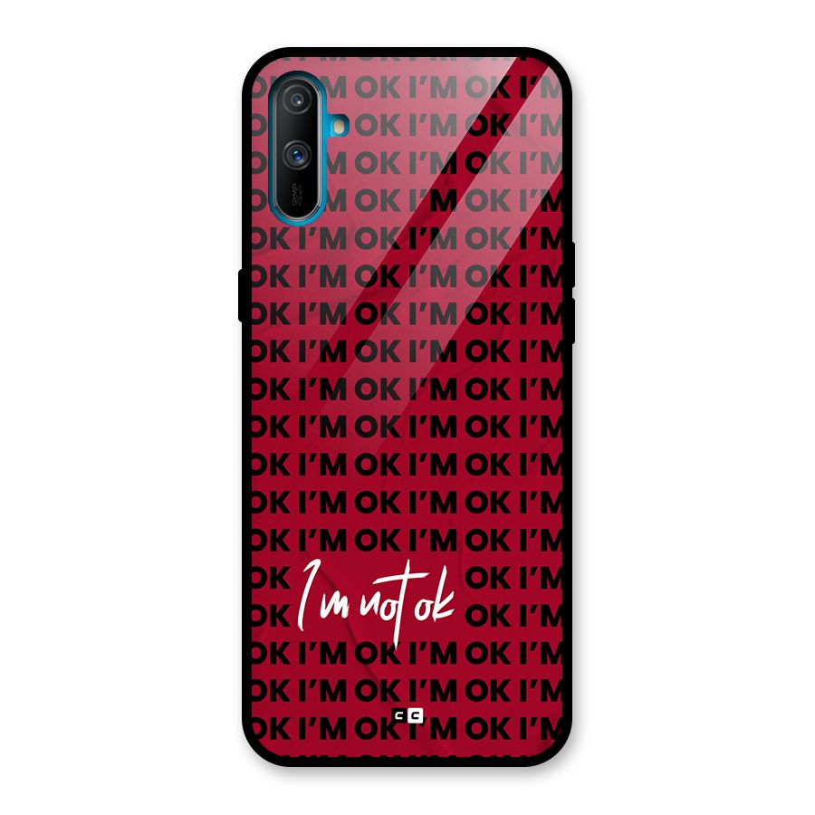 Really Not Ok Glass Back Case for Realme C3