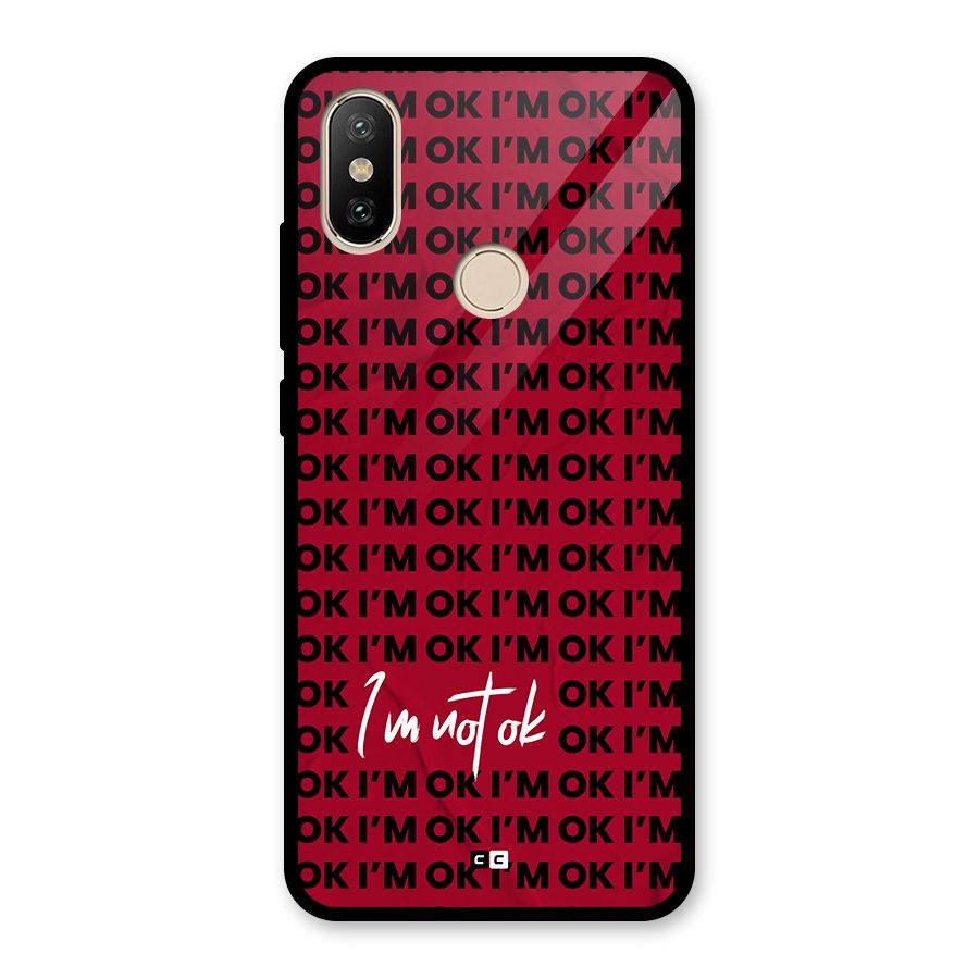 Really Not Ok Glass Back Case for Redmi A2